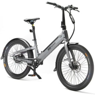 MiRiDER 24 Compact Step Through Electric Bike Onyx Grey