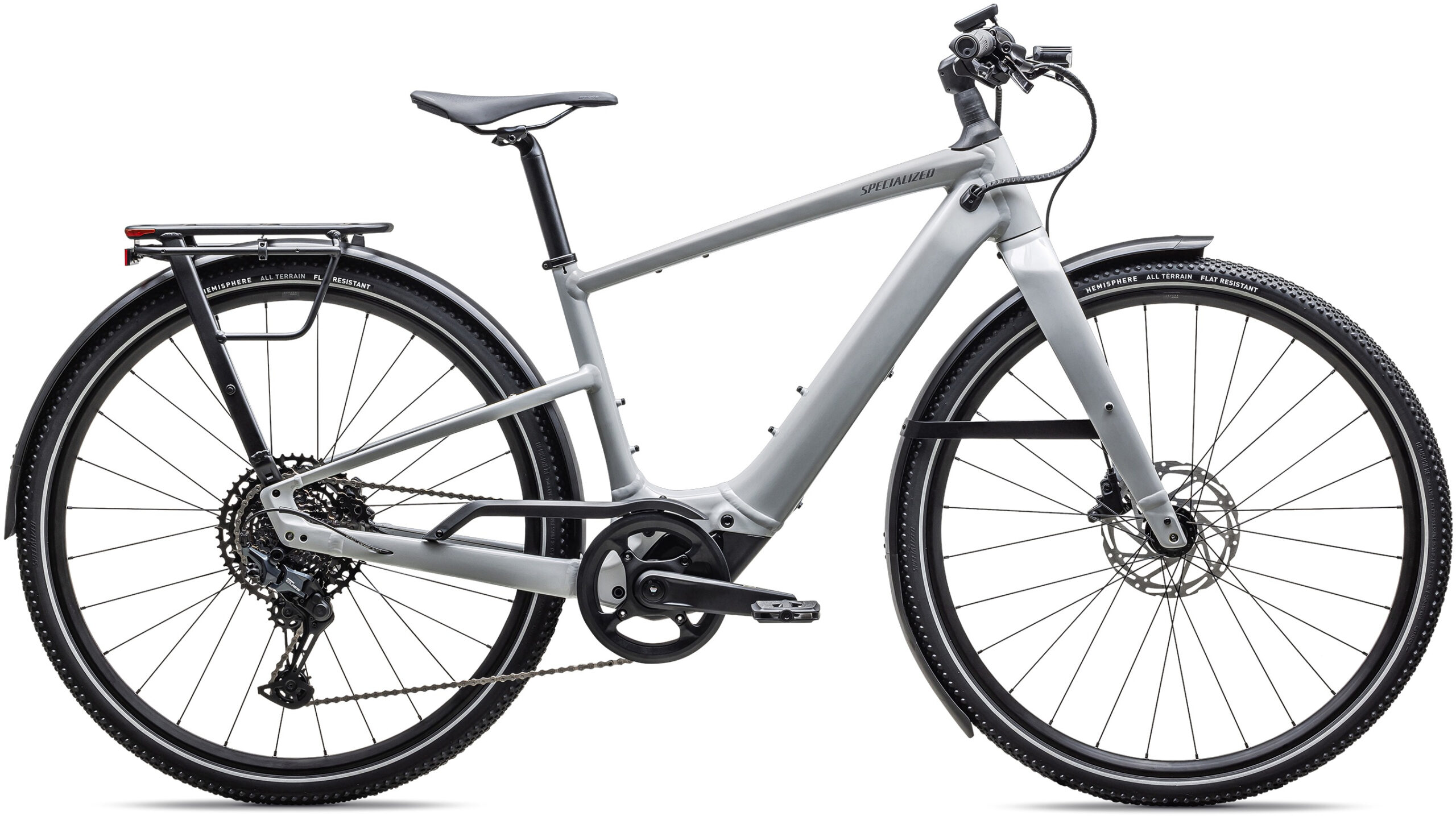 Specialized 2026 Vado SL 5.0 2 Electric Hybrid Bike L Gloss Dove Gray / Cool Grey Frost