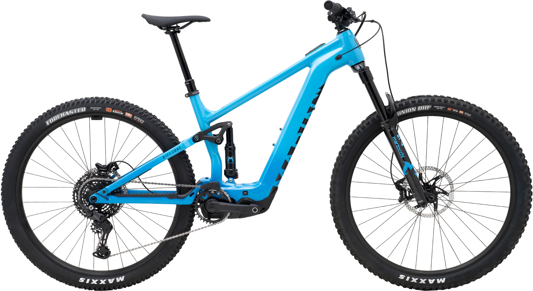Marin 2026 Rift Zone EL 1 Full Suspension Electric Mountain Bike Large Blue/Navy - Cycles UK
