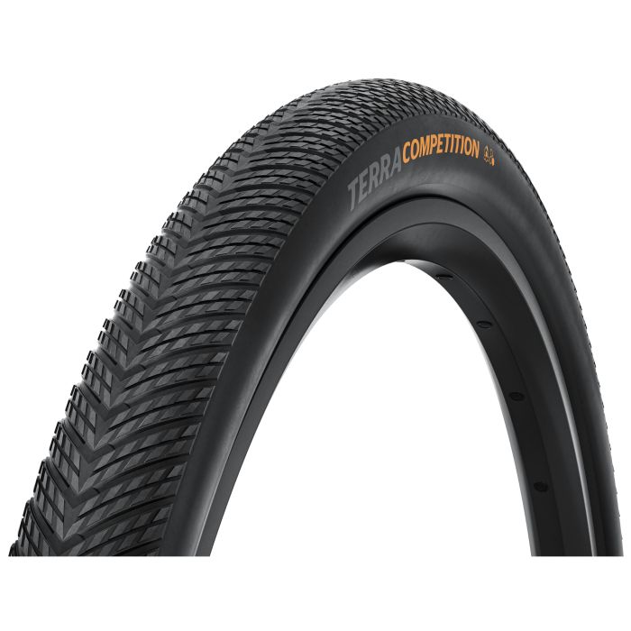 Continental Terra Competition Trail Grip Gravel Tyre - Black / Transparent700 x 45