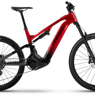 Haibike 2026 ALLMTN CF 9 Full Suspension Electric Mountain Bike XL Red - Cycles UK