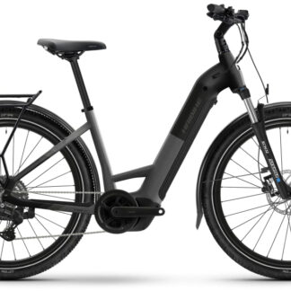 Haibike 2026 Trekking 3 Low Step Electric Hybrid Bike L Grey - Cycles UK