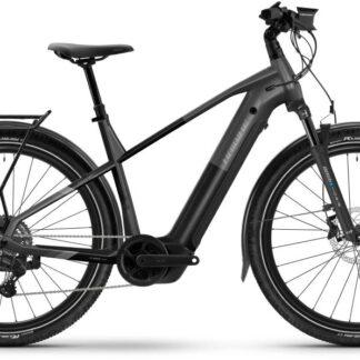 Haibike Trekking 6.5 Crossbar Electric Trekking Bike XL / 55CM Black - Cycles UK