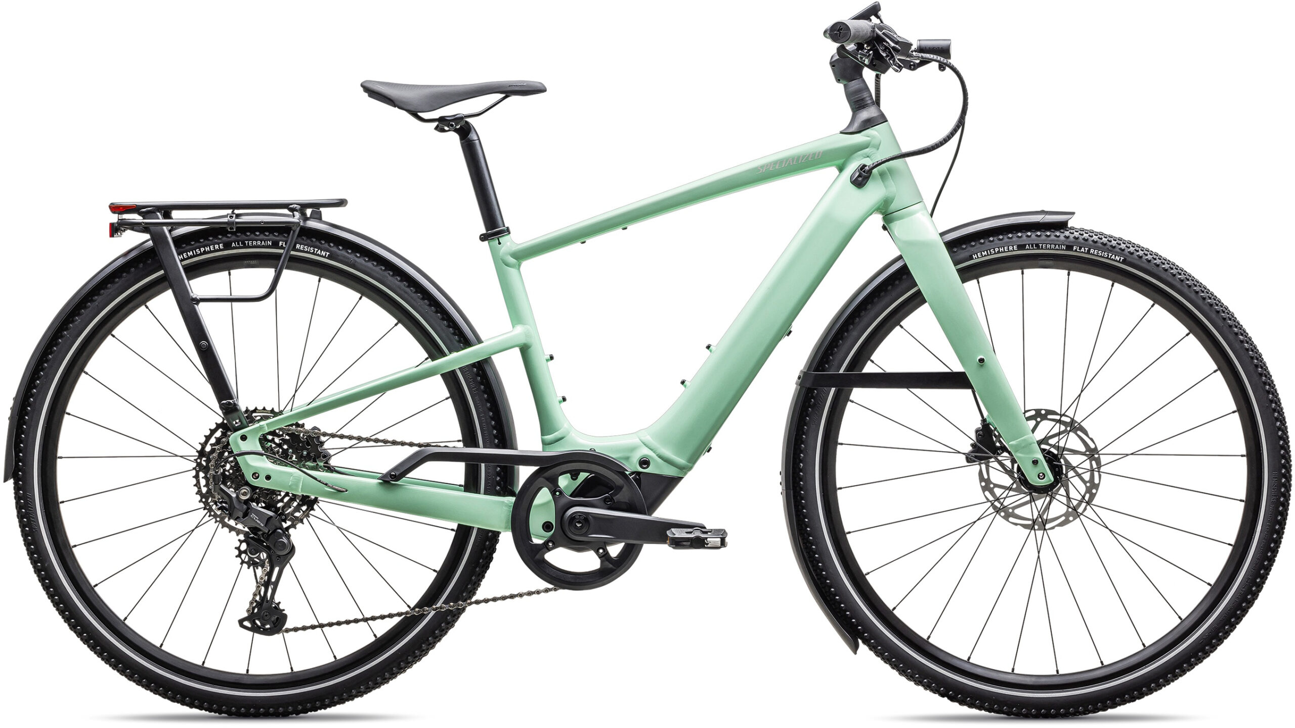 SPECIALIZED 2026 Vado SL 4.0 2 Electric Hybrid Bike Extra Large GLOSS OASIS / DUNE WHITE FROST - Cycles UK