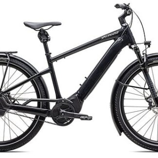 Specialized 2025 Turbo Vado 5.0 IGH Electric Hybrid Bike S Gloss Castblack / Satin Silver Reflective - Cycles UK
