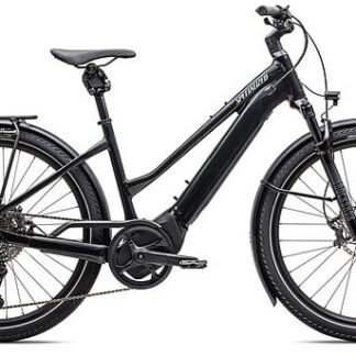 Specialized 2025 Turbo Vado 5.0 Step-Through Electric Hybrid Bike XL Gloss Castblack / Satin Silver Reflective - Cycles UK