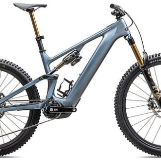 Specialized 2026 S-Works Turbo Levo 4 Full Suspension Electric Mountain Bike S6 GLOSS GLACIAL METALLIC / RED PEARL / BLACK PEARL - Cycles UK