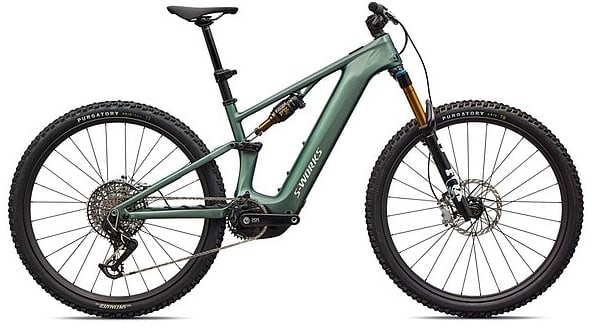 Specialized 2026 S-Works Turbo Levo R Full Suspension Electric Mountain Bike S6 - 29 GLOSS PREMIUM FJORD METALLIC / WHITE - Cycles UK
