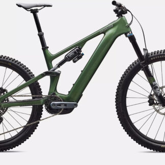 Specialized 2026 Turbo Levo 4 Expert Carbon Electric Mountain Bike S6 GLOSS CYPRESS METALLIC / SILVER DUST - Cycles UK