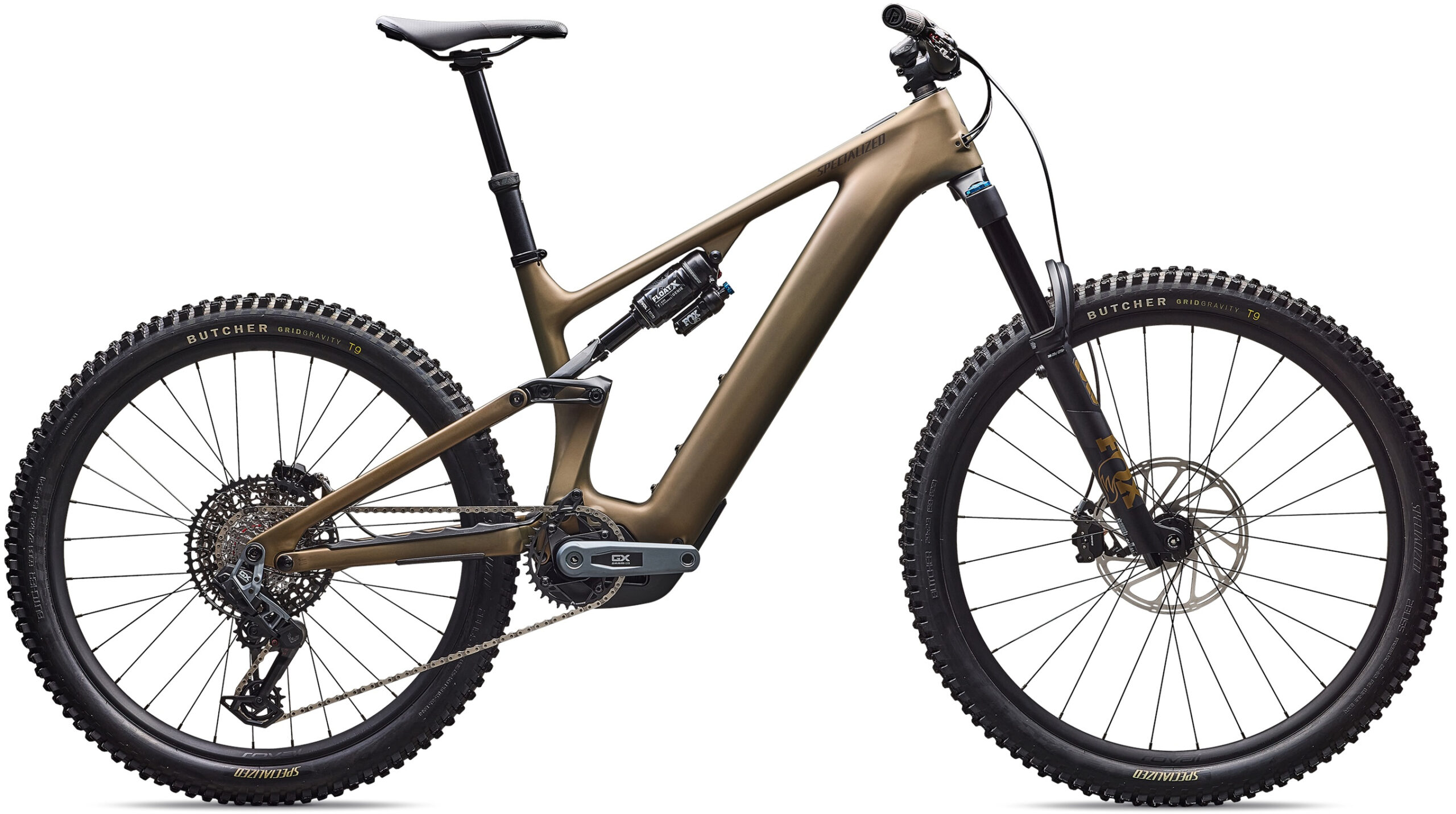 Specialized 2026 Turbo Levo 4 Expert Carbon Electric Mountain Bike S6 SATIN BURNT GOLD METALLIC / DOPPIO - Cycles UK
