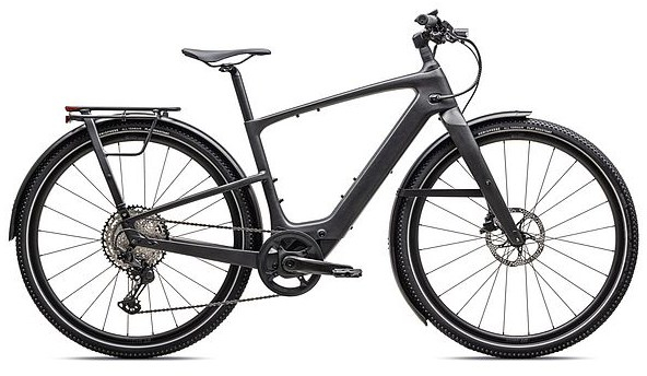 Specialized 2026 Turbo Vado SL 2 6.0 EQ Carbon Hybrid Electric Bike XL Satin Black Micro Speckle / Obsidian Frost - Cycles UK