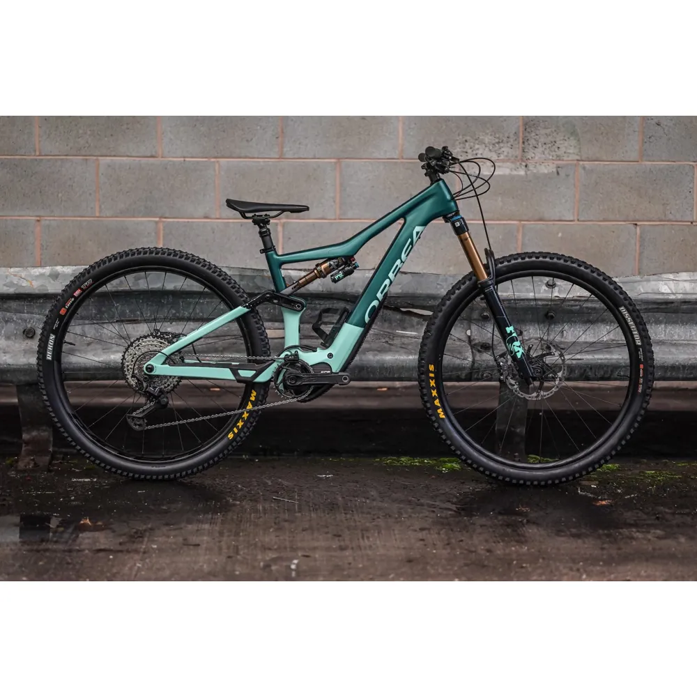 2nd Hand Orbea Rise M10 Medium Electric Bike 2021 Ice Green/Ocean