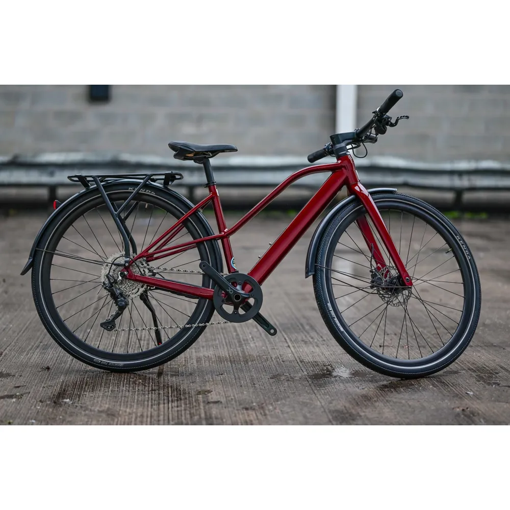 2nd Hand Orbea Vibe MID H30 EQ Small Electric Bike 2023 Metallic Dark Red