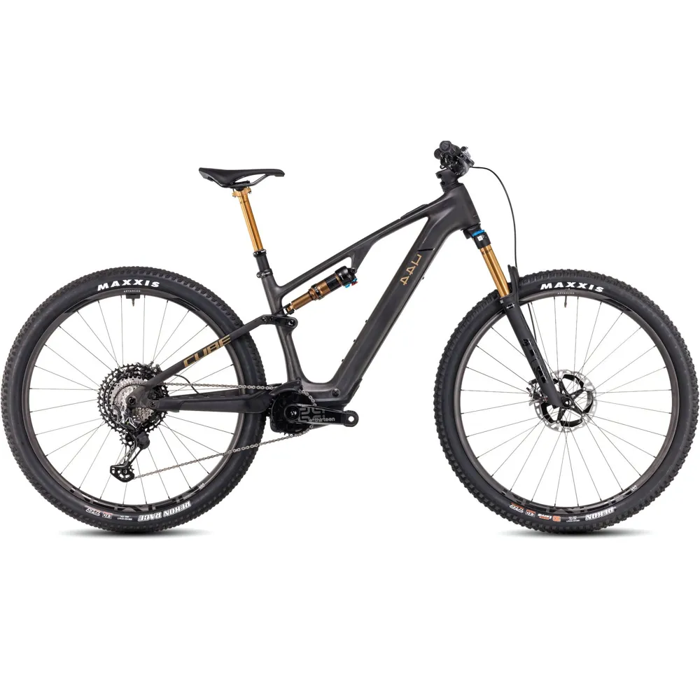 Cube AMS Hybrid One44 C:68X SLT 400X Electric Bike Carbon/Gold Dust