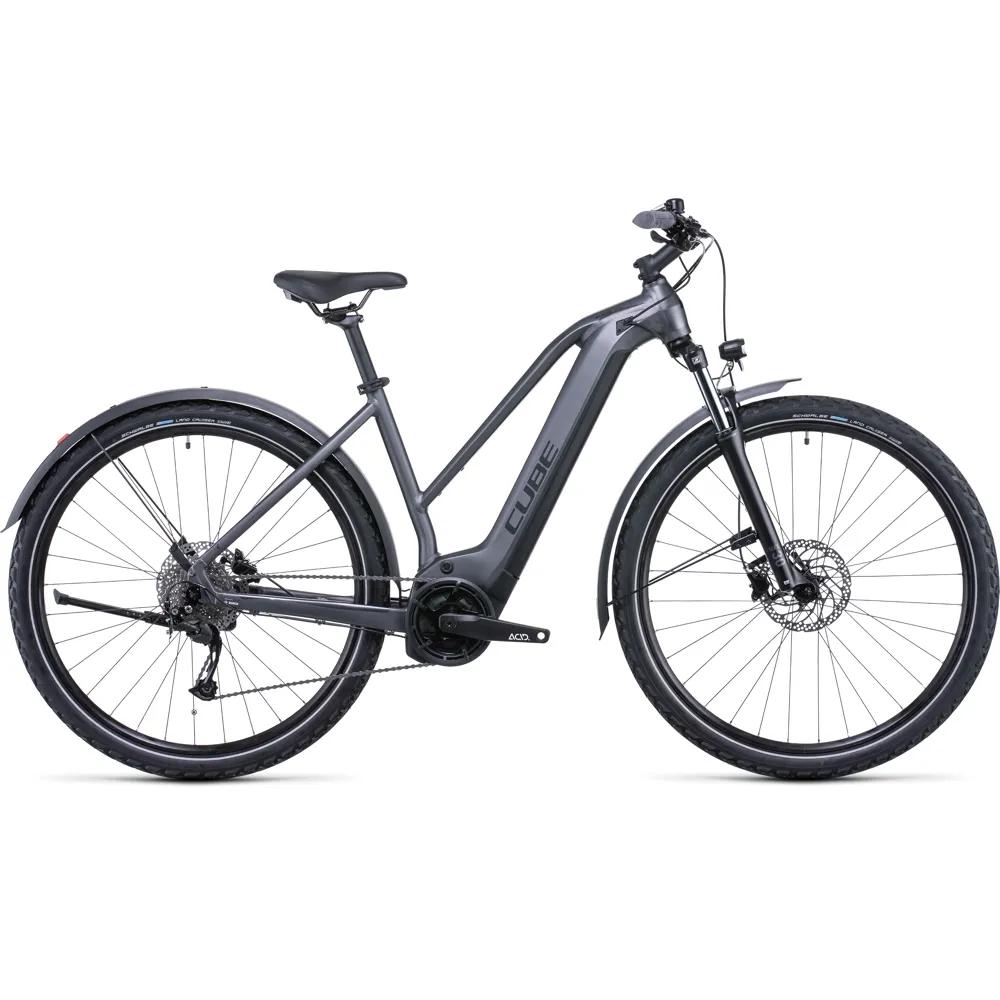 Cube Nuride Hybrid Performance 500 AllRoad Trp Electric Bike 2022 Grey