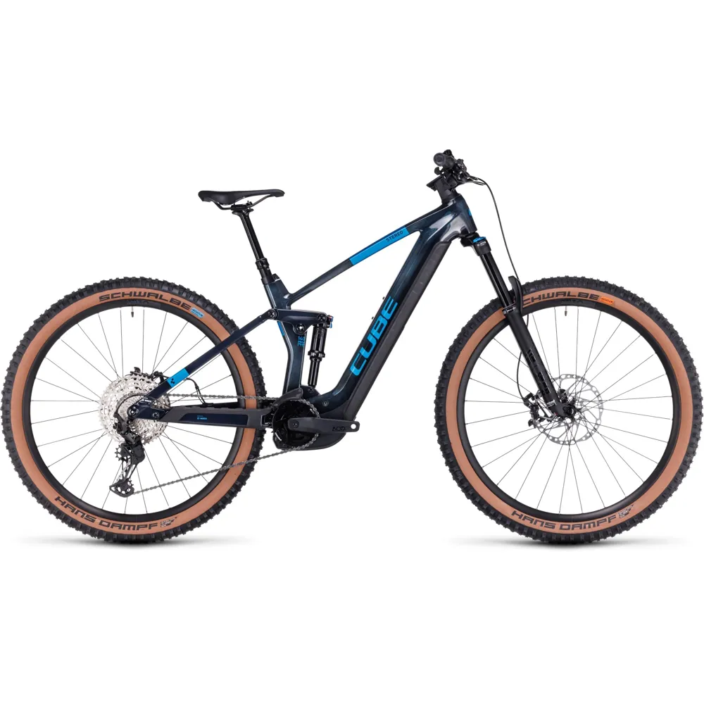 Cube Stereo Hybrid 140 HPC SLX 750 Electric Bike 2024 Liquid Blue/Blue