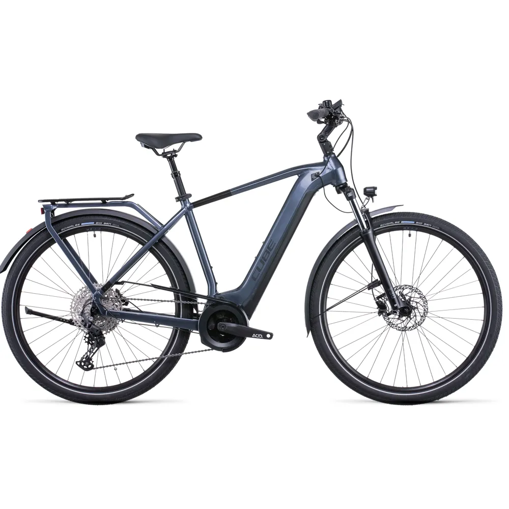 Cube Touring Hybrid Pro 500 Electric Bike 2022 Grey/Black