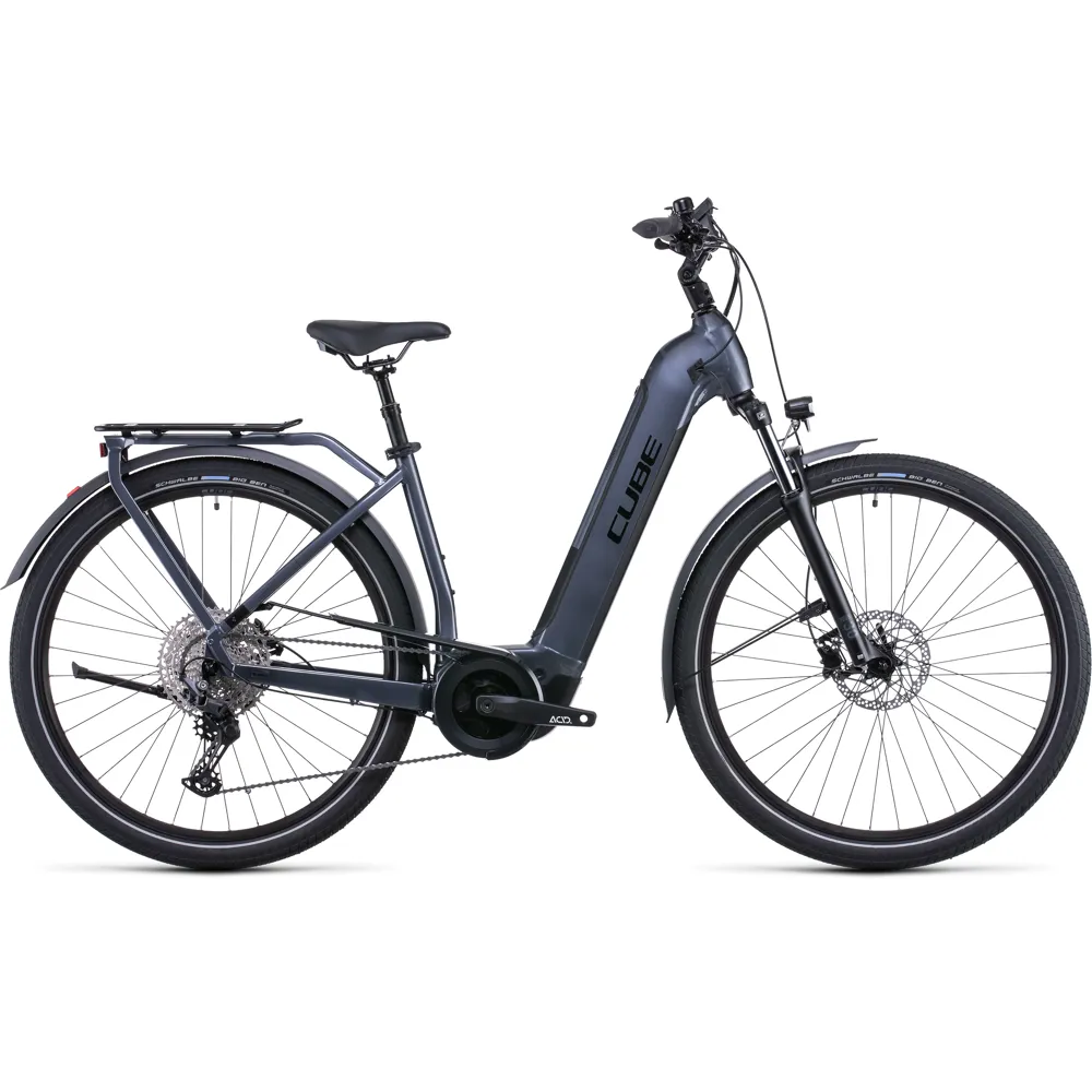 Cube Touring Hybrid Pro 500 Electric Bike EE 2022 Grey/Black