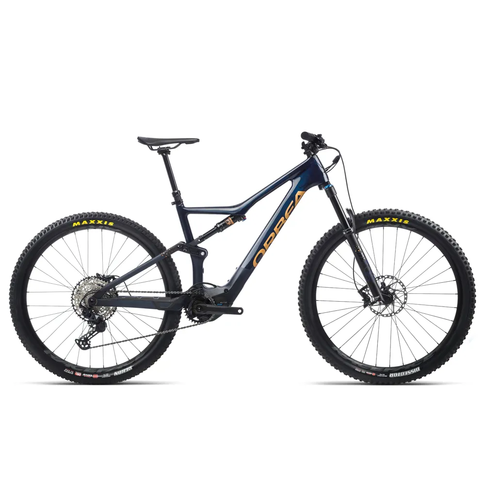 Orbea Rise M20 29er Mountain Bike 2022 Coal Blue/Red Gold