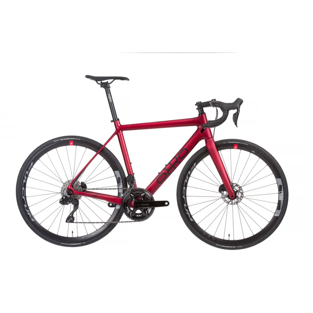 Orro Gold STC 105 Di2 Road Bike 2023 Matt Burgundy