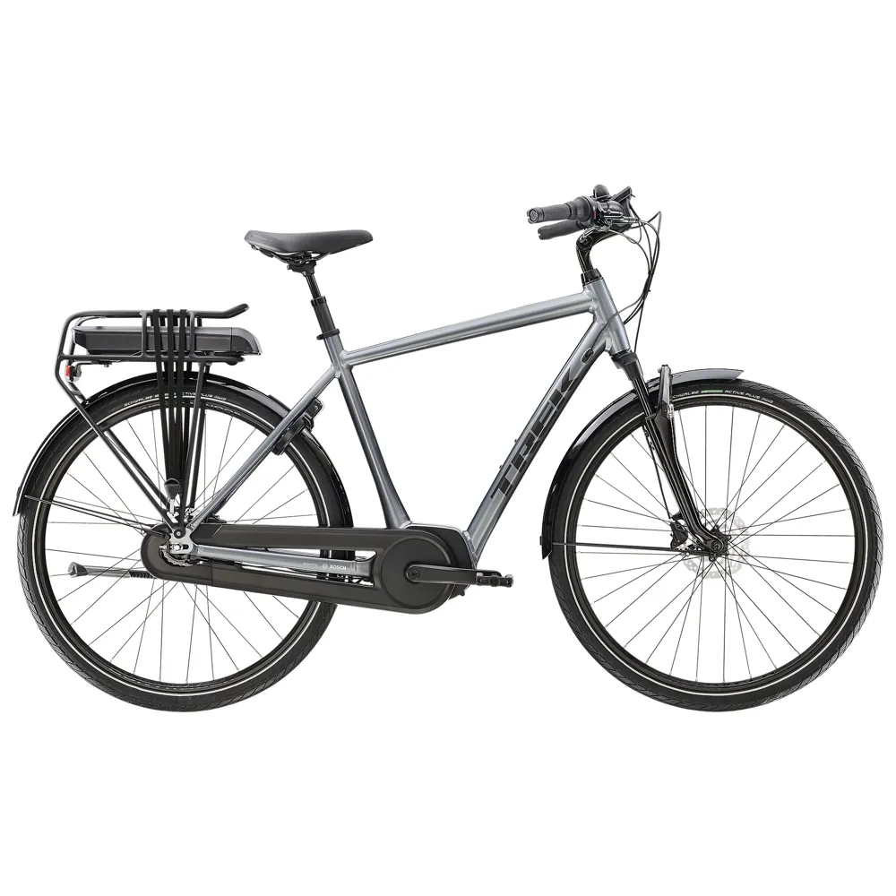 Trek District+ 2 500WH Electric Bike 2023 Galactic Grey