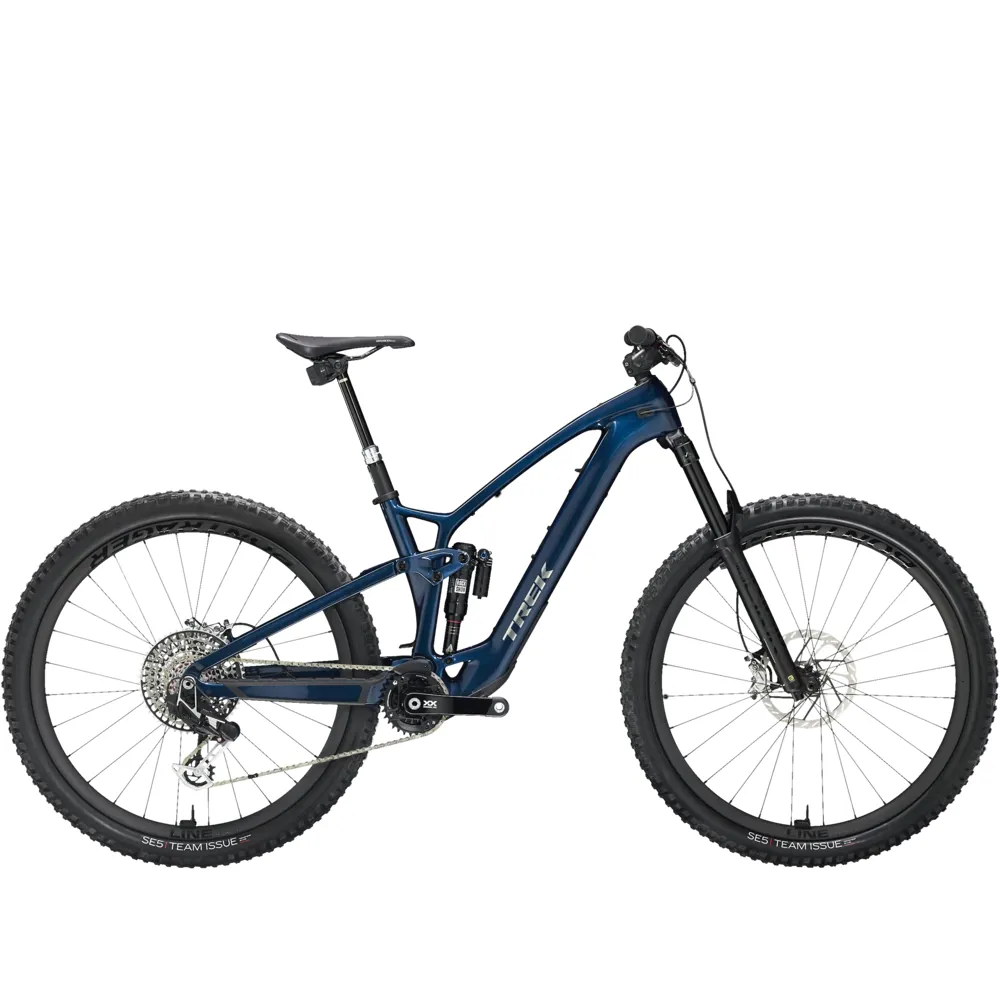 Trek Fuel EXE 9.9 XX AXS T-Type Electric Bike 2024 Mulsanne Blue