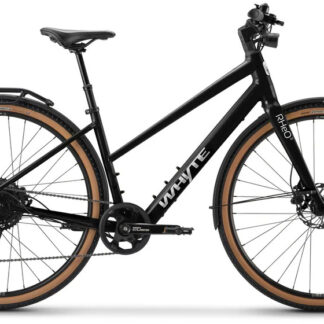Whyte 2026 RHeO 3 ST Electric Hybrid Bike Medium Gloss black with silver - Cycles UK
