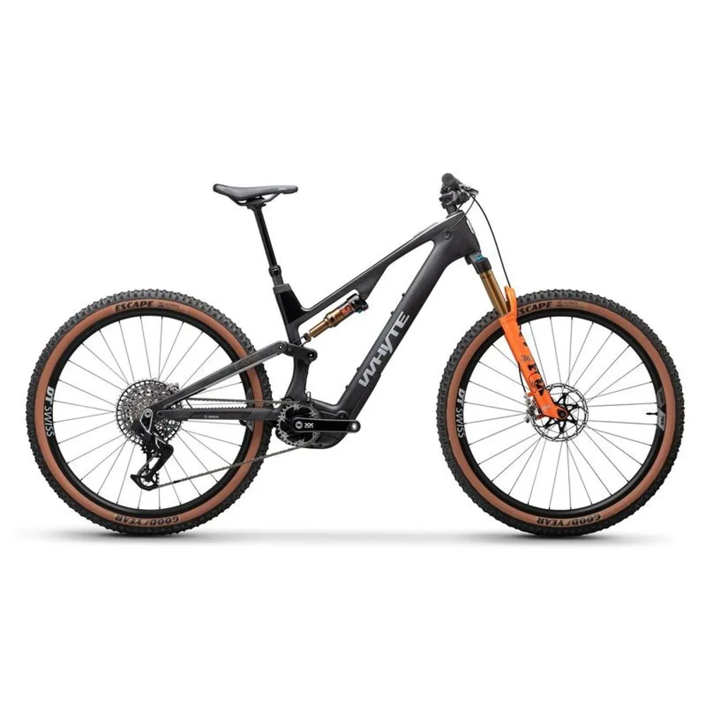 Whyte E-Lyte 140 Works Electric Bike 2024 Matt UD Carbon/Gloss Black