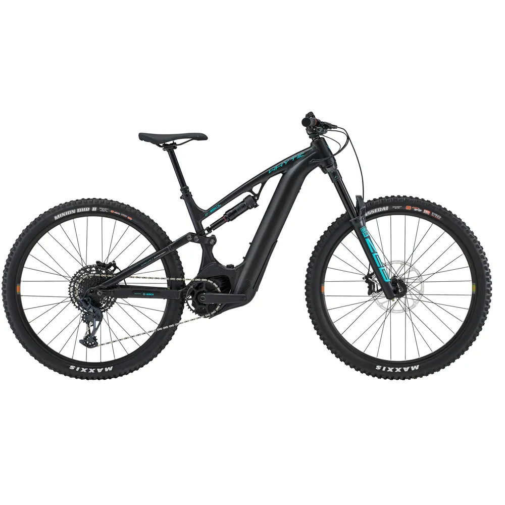 Whyte E160 S 29er Electric Bike 2023 Matt Black/Turquoise