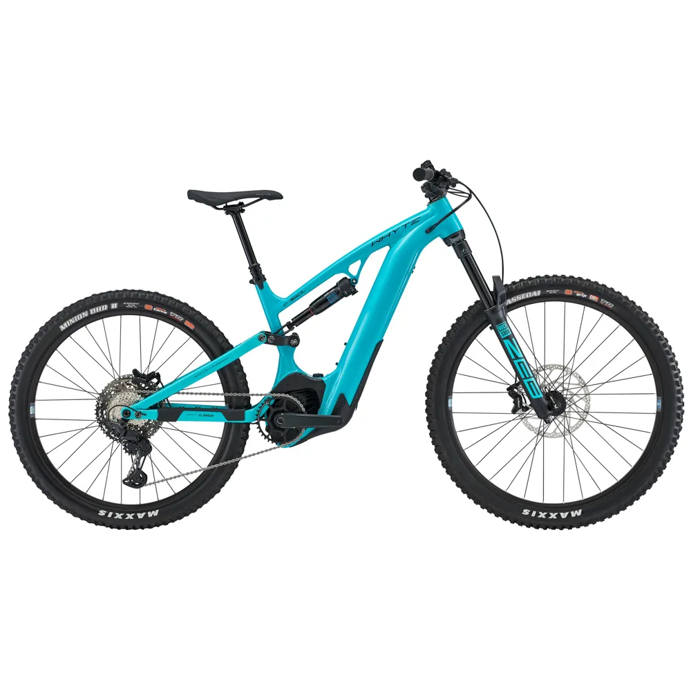 Whyte E160 S MX/27.5 Enduro Electric Mountain Bike Gloss Turquoise 2023